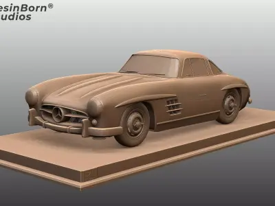 Mercedes-Benz 300 SL Gullwing Coupe W198 3D print model