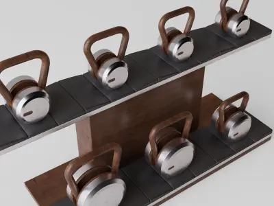 PENT Luxury Fitness Set - Gym Equipment 3D Model Collection 3D model