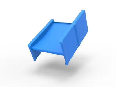 Top wing of Pavement 600 Micro sprint car Scale 1 to 25 3D print model