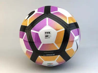 Nike ORDEM 4 Serie A CALCIO Official match ball 3D model