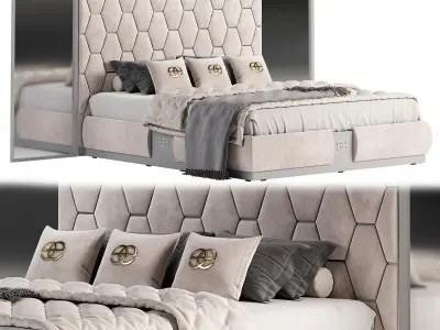 LUXOR Bed by Elve Luxury 3D model