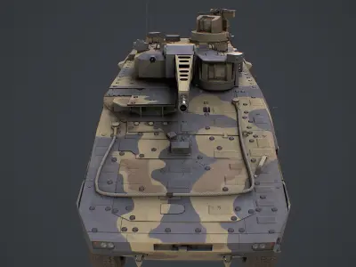 Boxer CRV Low-poly 3D model