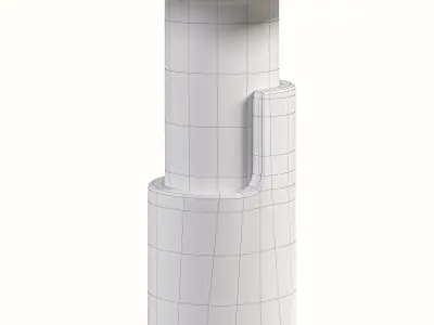 Braque Hexagonal Side Table 3D model