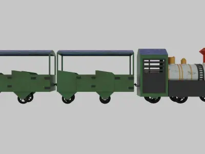 Train Free 3D model from CGTrader