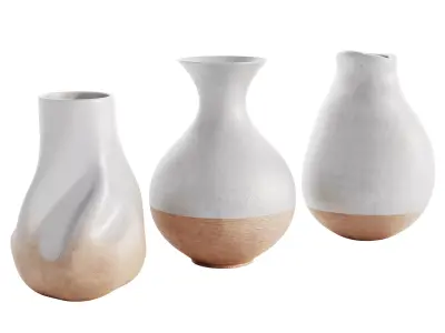 Vases Decor Set 3D model