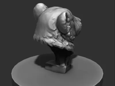 Model Hipoly  Lowpoly  UV  Texture 3D model