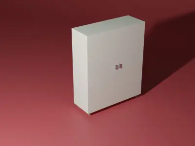Closet cabinet 3D model