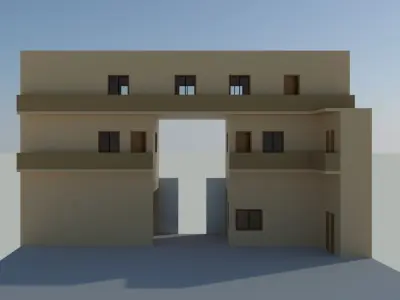 Warehouse for Steel Material 3D model