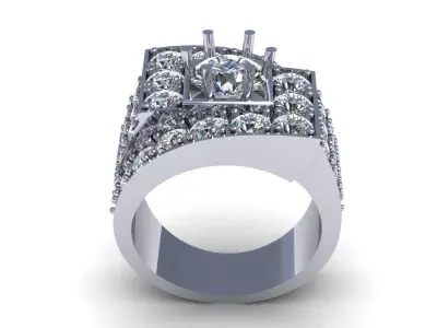 Man Wedding Ring 276 3D print model