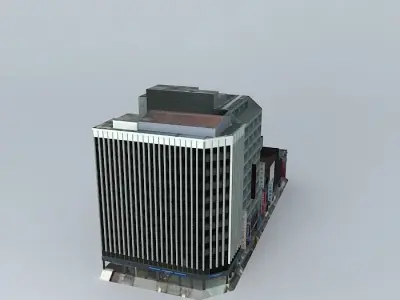 Taipei Chongqing Xiangyang Road intersection Free 3D model