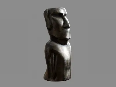 Easter Island Statue decoration statuette  3D model