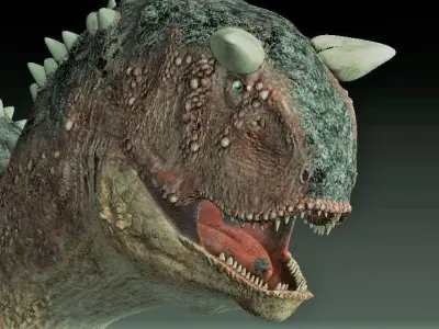 Carnotaurus dinosaur 3D model