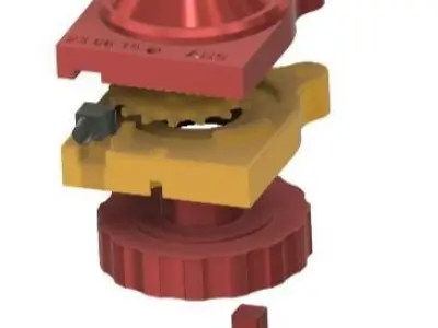 Airsoft Gun Speed loader tested for 3D printer  3D print model