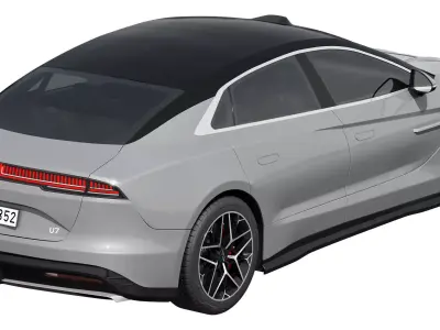 BYD YangWang U7 EV 2025 3D model