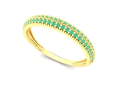 Gold Guard Ring Diamond Jewelry Rings Printable 3D print model