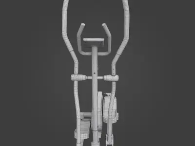 Elliptical trainer-Exercise Equipment-01 Low-poly 3D model
