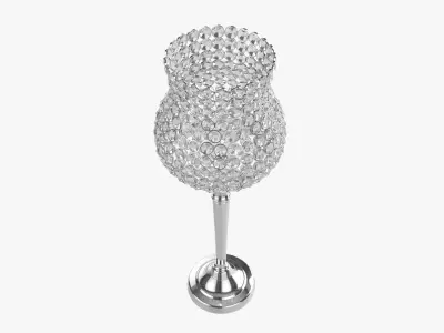 Crystal candle holder 3D model