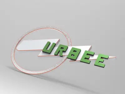 URBEE Logo Free 3D model