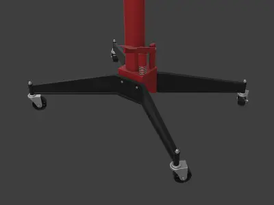 Transmission Pneumatic Jack Low-poly 3D model