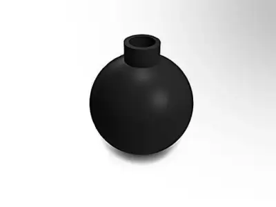 Bomb decoration Free 3D print model