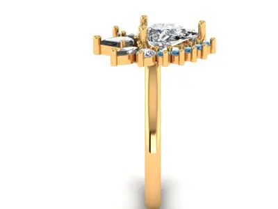 Band Ring 3D print model