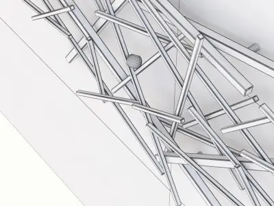 Jeff Owen Wall Sculpture artwork 3D model