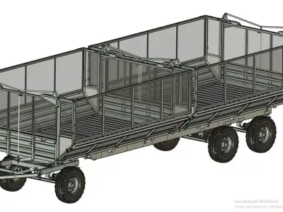 high trailer 3D model