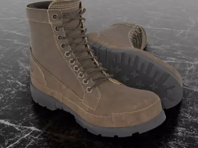 TIMBERLAND ORIGINALS 2 3D SHOES Low-poly 3D model