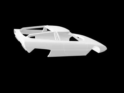 Citroen GS Camargue 3D print model