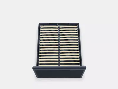 IDANAS Upholstered ottoman bed Low-poly 3D model