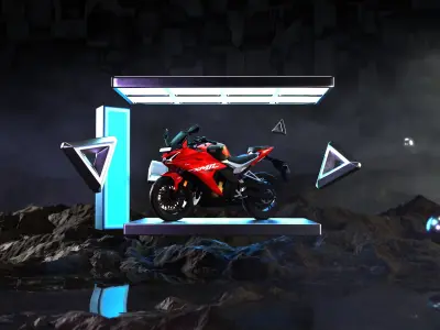 Hero XMR Low-poly 3D model