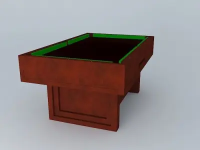 Pool Table Free 3D model order