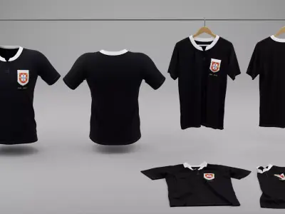 Jersey Mockup 1 3D model