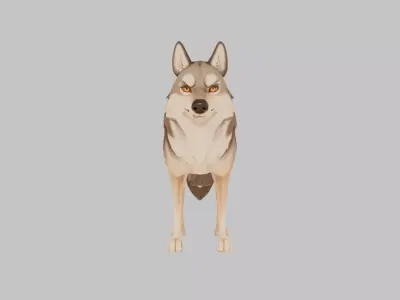 Lord Brahma Hindu creature Low-poly 3D model