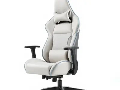 Ergonomic Gaming Chair D Model Pack Low-poly 3D model