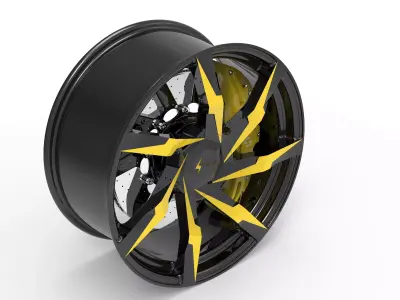 Wheel rim 3D model shop