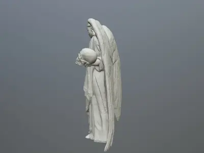 Angel Statue 03 3D print model