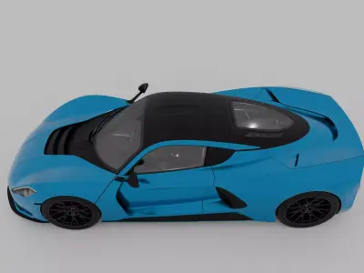 Hennessey Venom F5 3D model get
