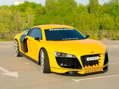 Audi R8 car 3d model 3D model
