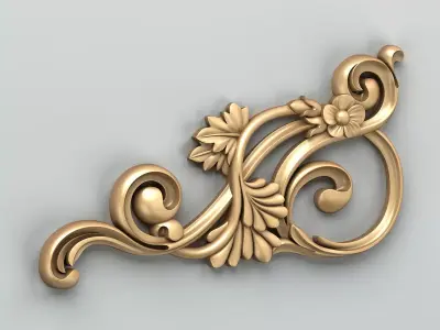 Corner decor 026 3D model