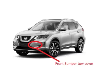 Nissan Xtrail 2020 Front Bumper Tow cover 3D print model