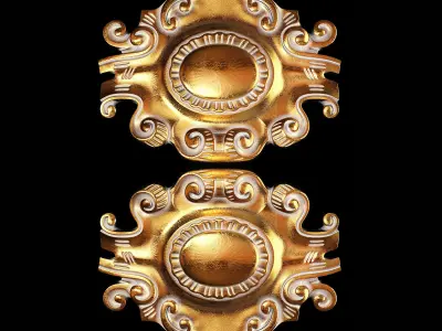 Classic carved 061 3D model