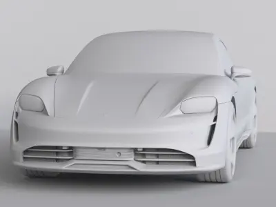 2025 Porsche Taycan 3D model