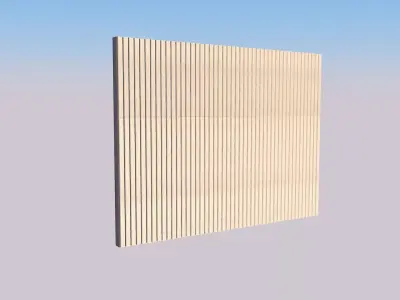 Decorative wall Free 3D model
