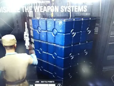 Star Wars Death Star grey Scanning Crate  Free 3D print model