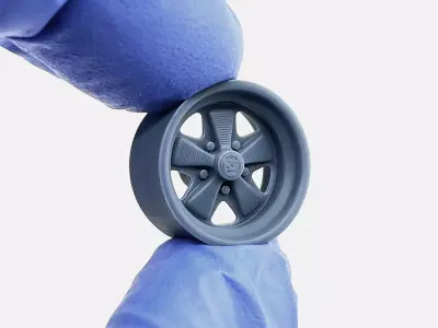 15x8 Fuchs Wheel and Brake 3D print model