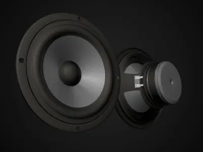 Audio Speaker Bass  3D model