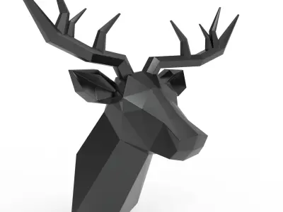 Deer Sculpture  3D model