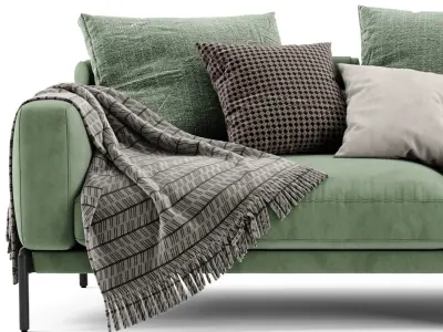 Flexform Romeo Sofa 2 Seats 02 3D model