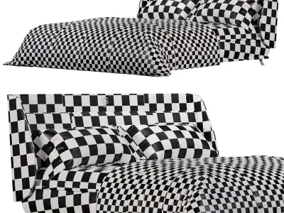 Le Comte Bed By Visionnaire 3D model